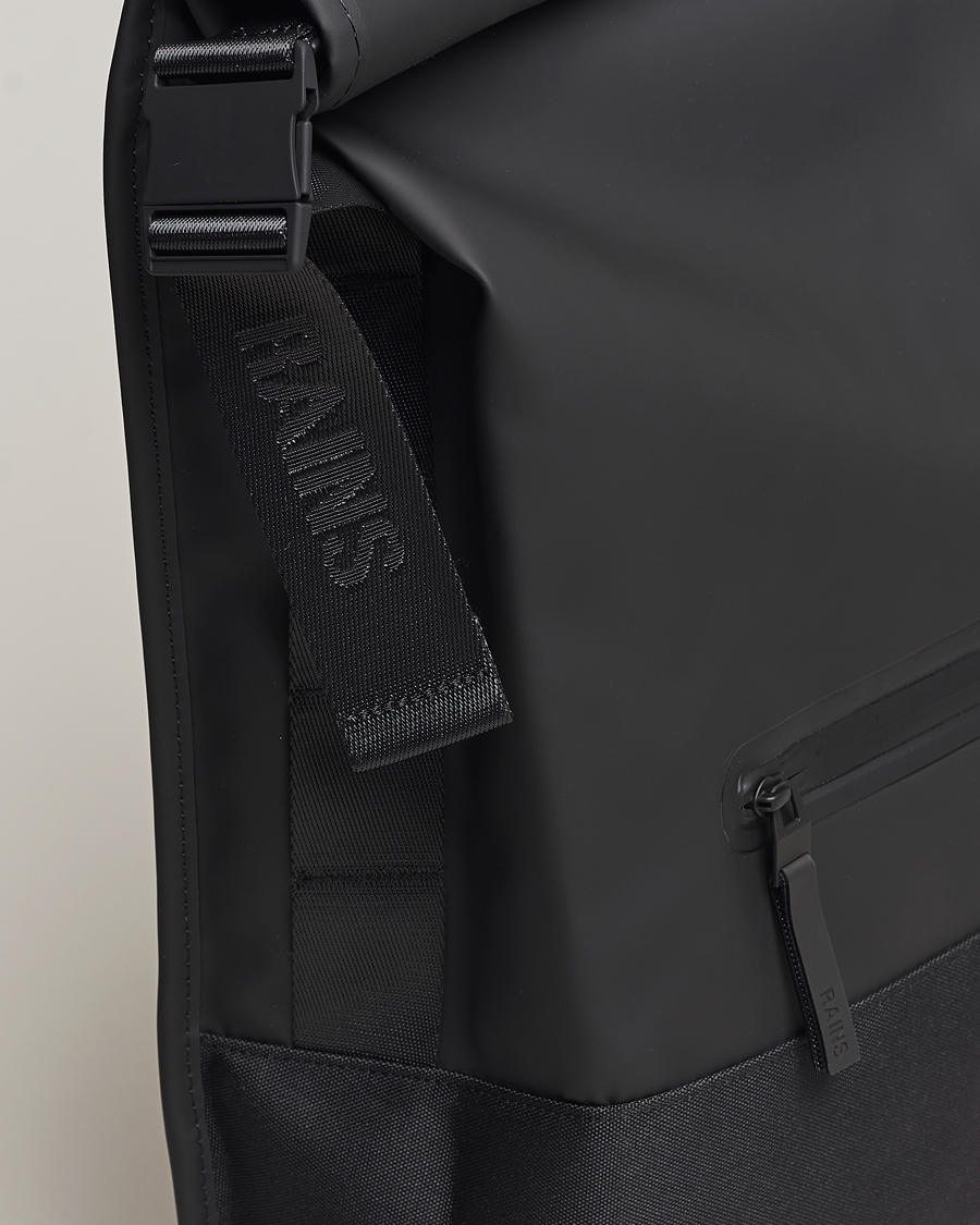 Herre | Tasker | RAINS | Trail Rolltop Backpack Black