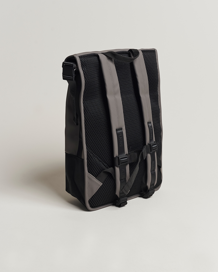 Herre | Tilbehør | RAINS | Trail Rolltop Backpack Grey