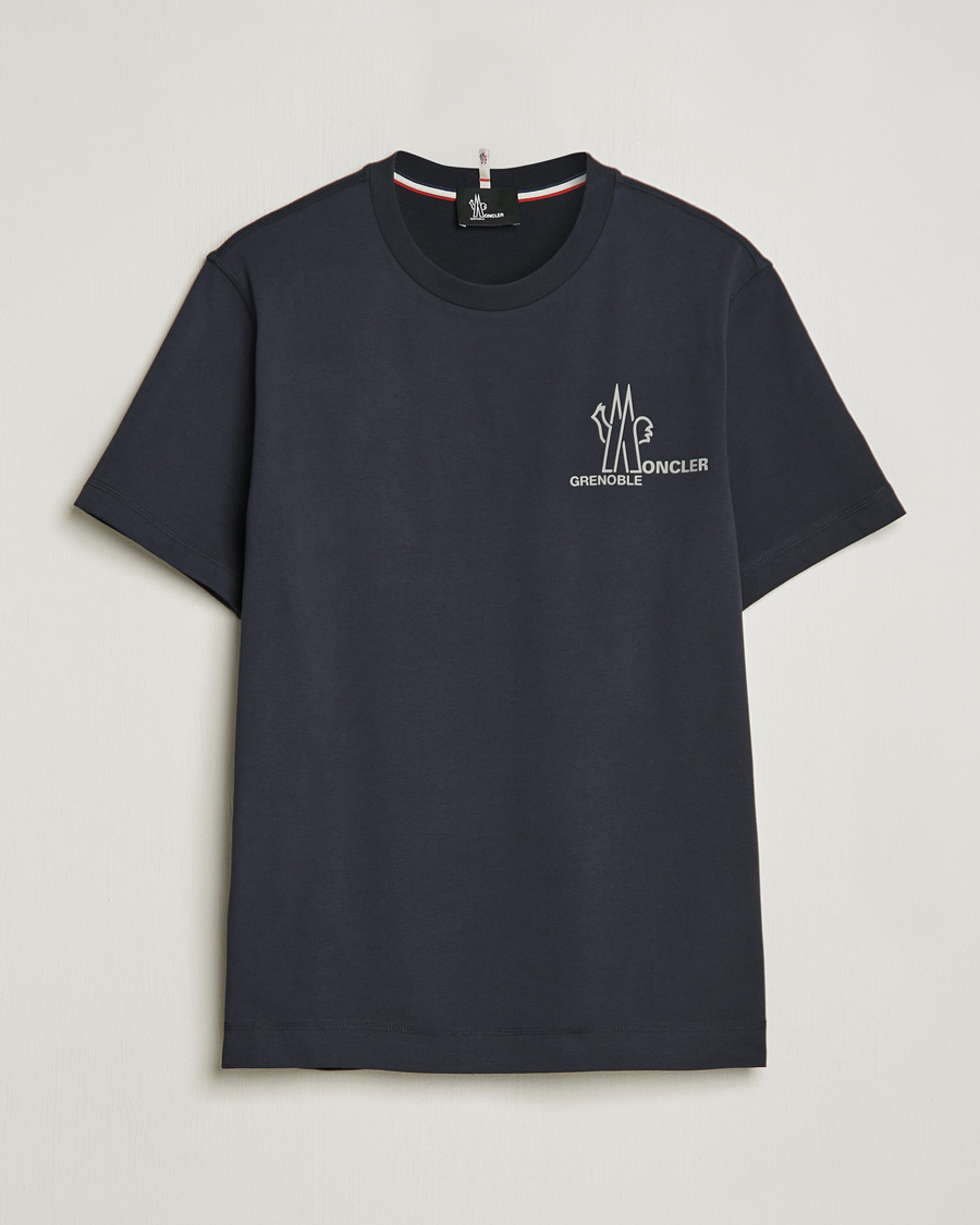 Herre | T-Shirts | Moncler Grenoble | Short Sleeve T-Shirt Navy