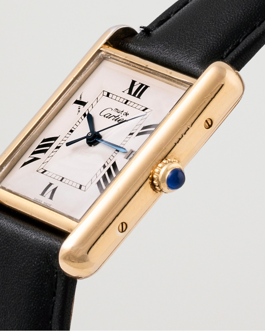 Herre | Cartier Pre-Owned Tank Must XL 2413 Gold | Cartier Pre-Owned | Tank Must XL 2413 Gold