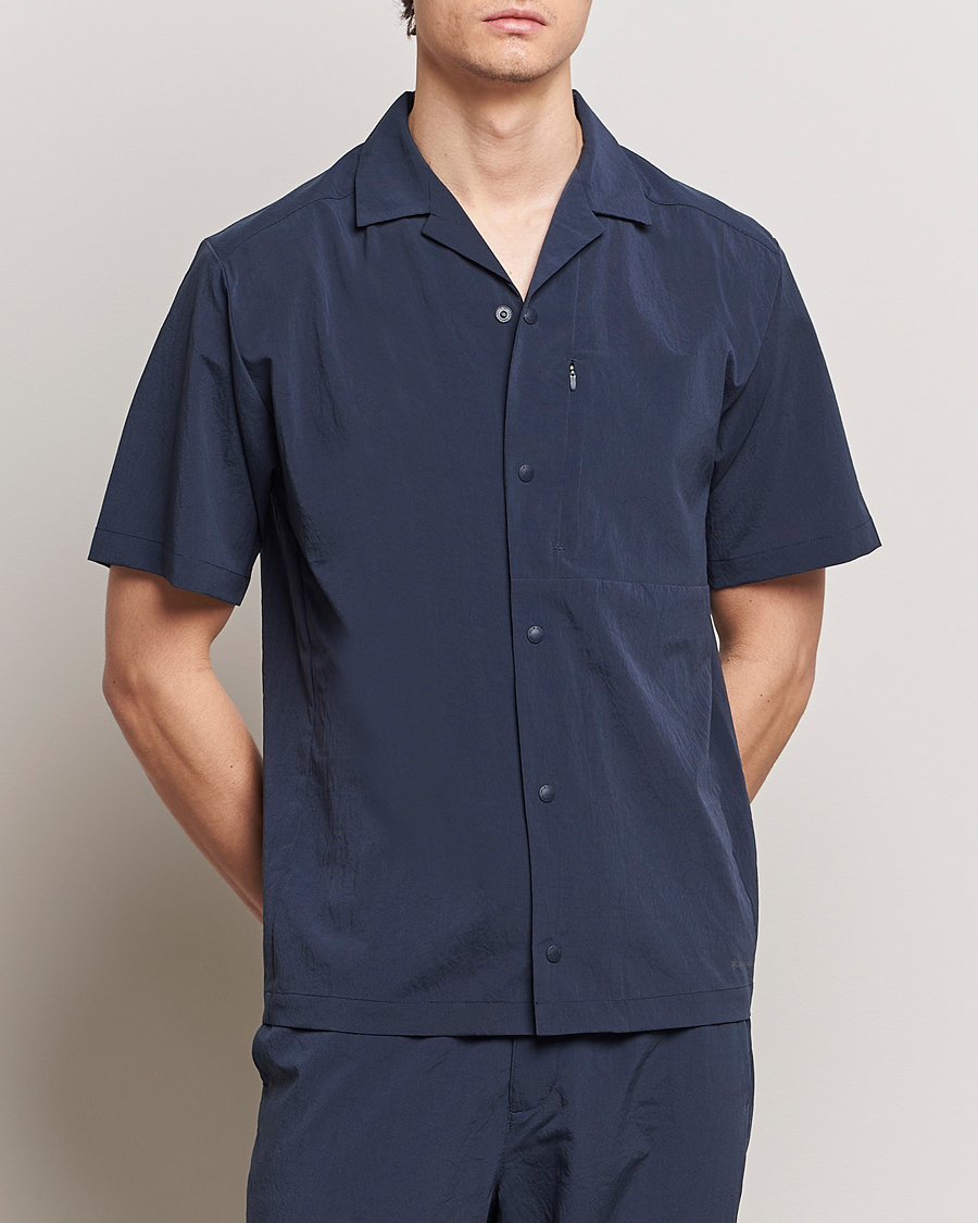 Herre | Kortærmede skjorter | Snow Peak | Quick Dry Shirt Navy