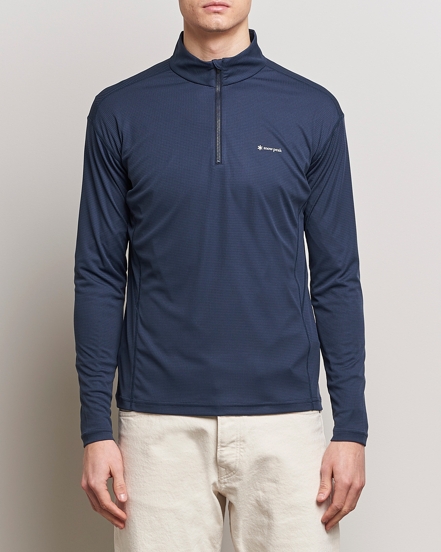 Herre | Trøjer | Snow Peak | PE Power Dry Half Zip Navy