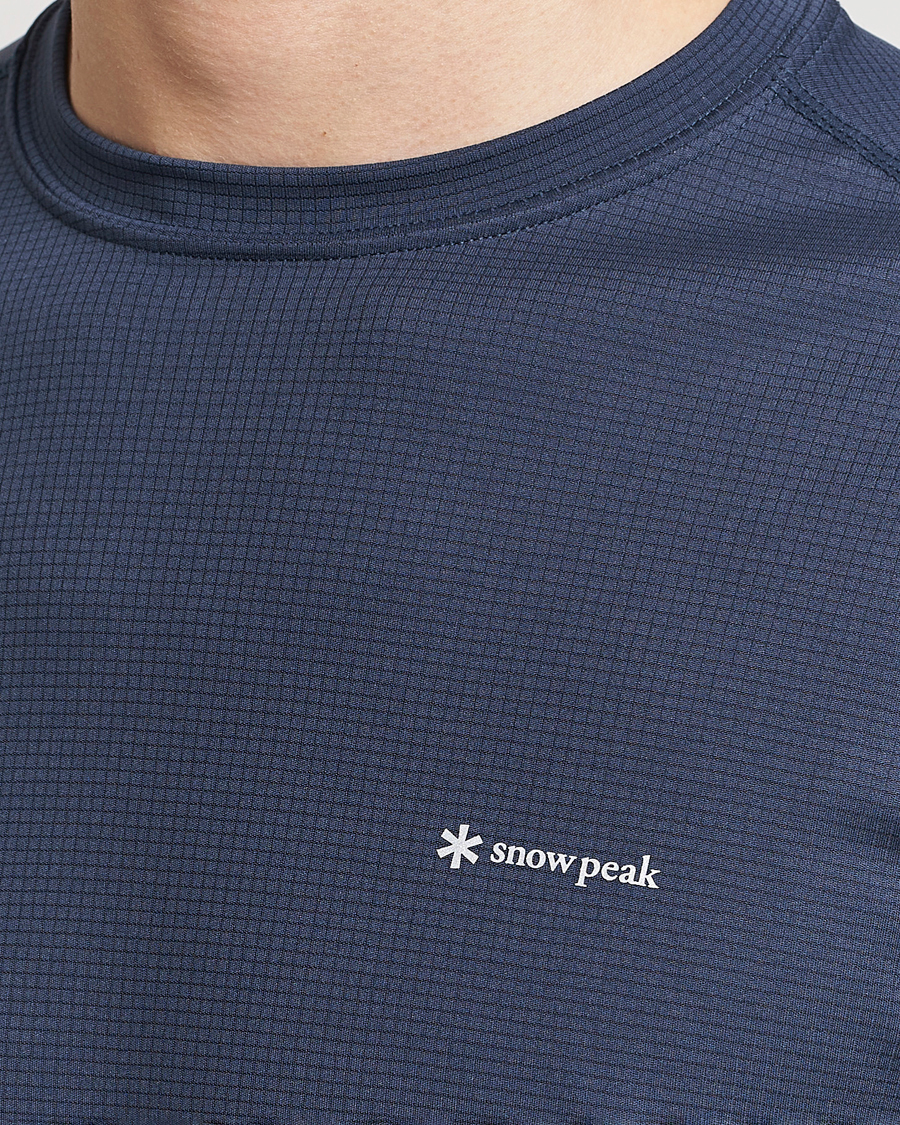 Herre | T-Shirts | Snow Peak | PE Power Dry T-Shirt Navy