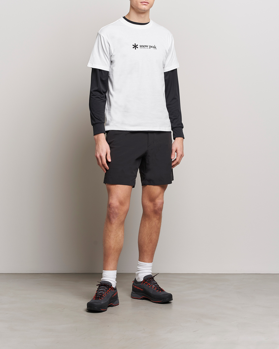 Herre | T-Shirts | Snow Peak | Soft Cotton Logo T-Shirt White