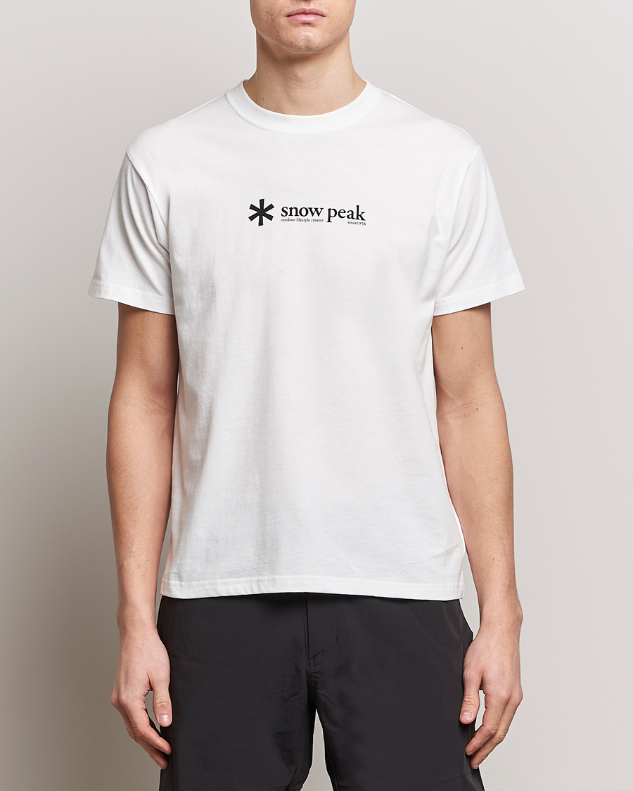 Herre | Afdelinger | Snow Peak | Soft Cotton Logo T-Shirt White