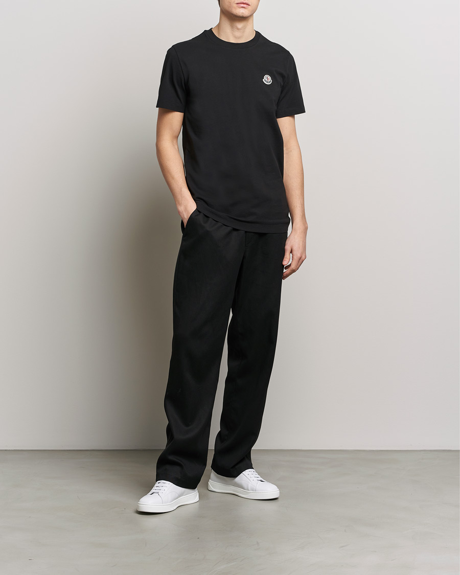 Herre | T-Shirts | Moncler | 3-Pack T-Shirt Black