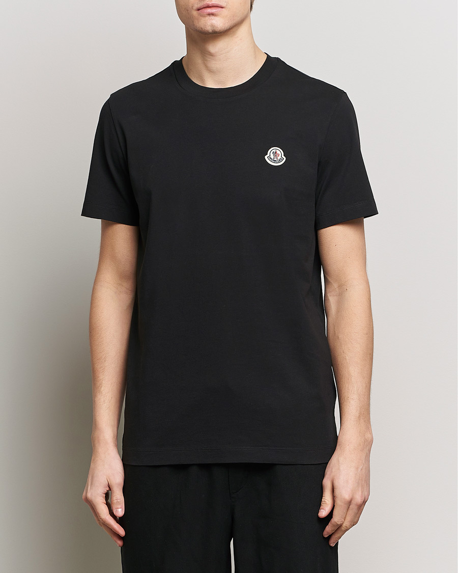 Herre | Sorte t-shirts | Moncler | 3-Pack T-Shirt Black