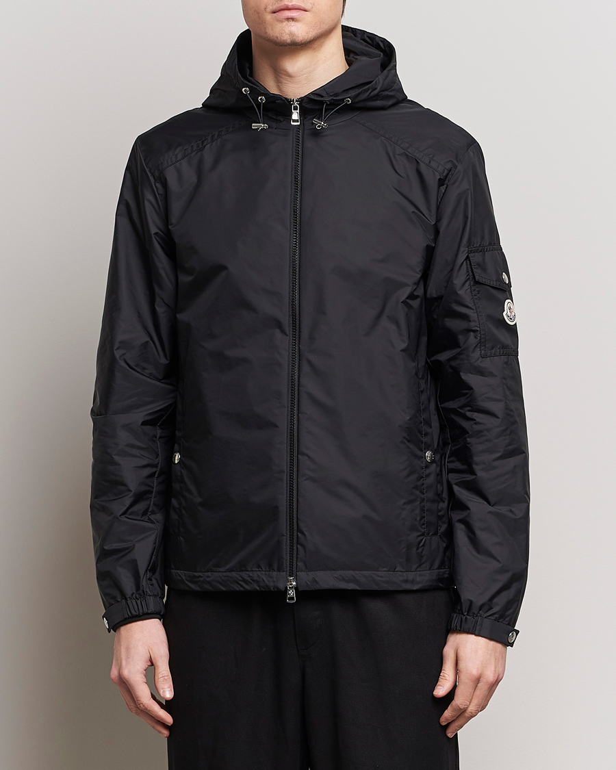 Men |  | Moncler | Etiache Hooded Bomber Jacket Black