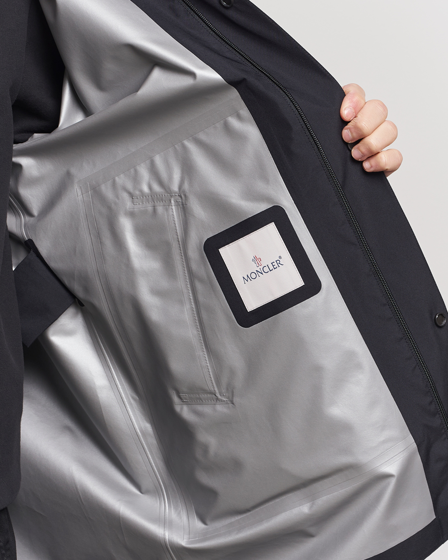 Herre | Jakker | Moncler | Mongioia Technical Rain Coat Navy