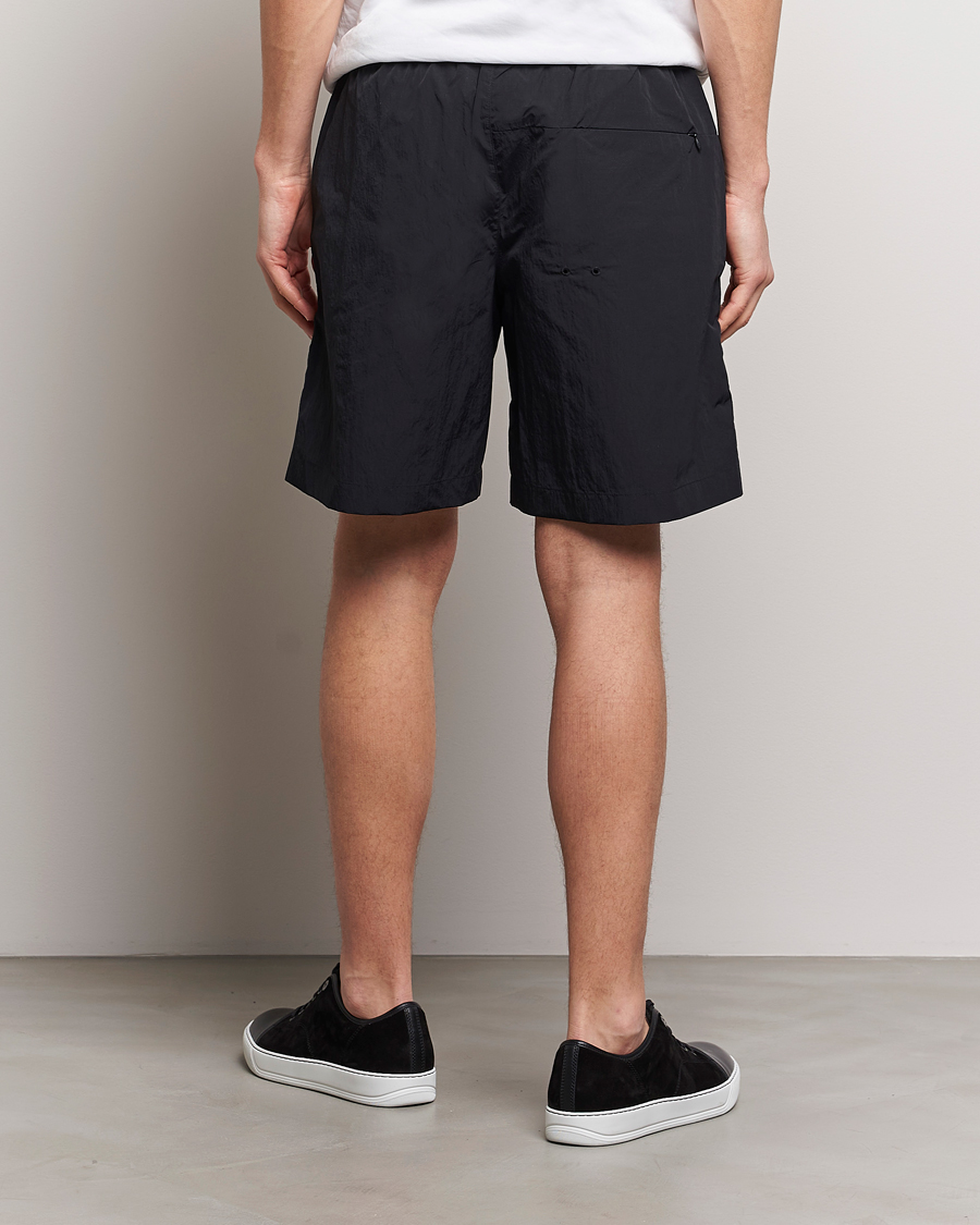 Herre | Badebukser | Moncler | Lettering Logo Swim Shorts Black