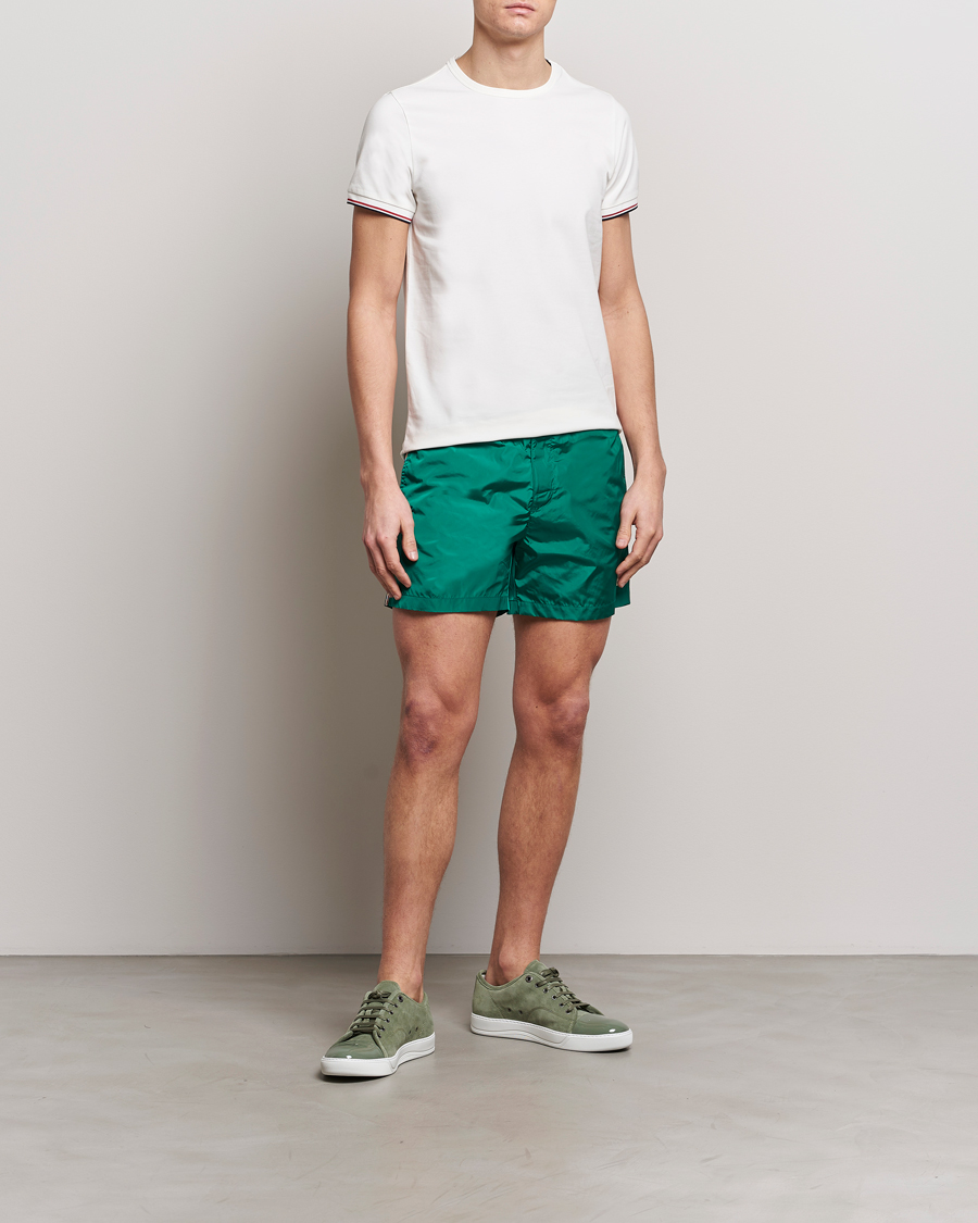 Herre | Badebukser | Moncler | Nylon Swim Shorts Emerald Green