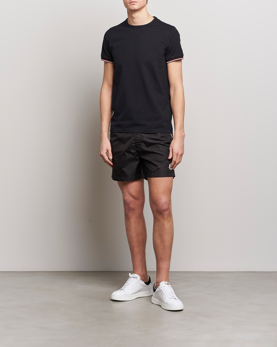 Herre | Badebukser | Moncler | Nylon Swim Shorts Black