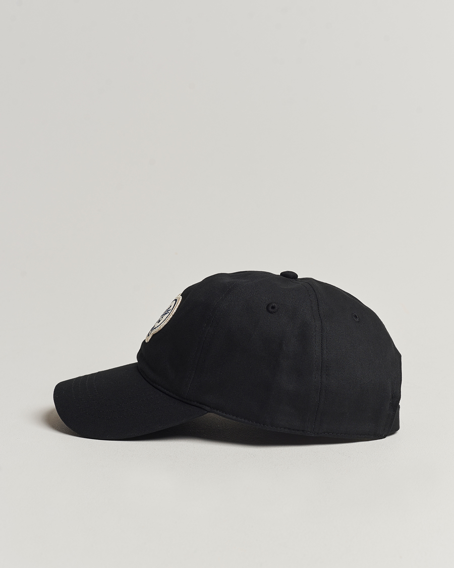 Herre | Moncler Double Logo Baseball Cap Black | Moncler | Double Logo Baseball Cap Black