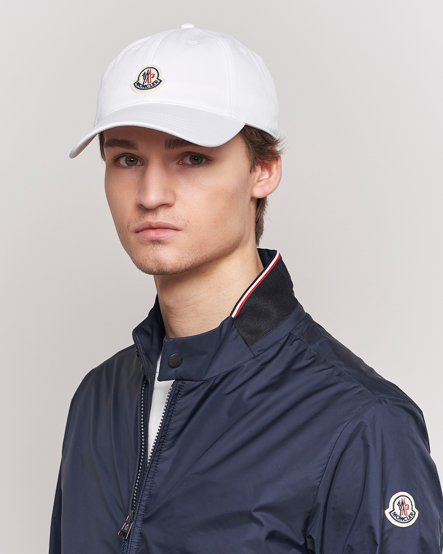 Herre | Moncler Baseball Cap White | Moncler | Baseball Cap White