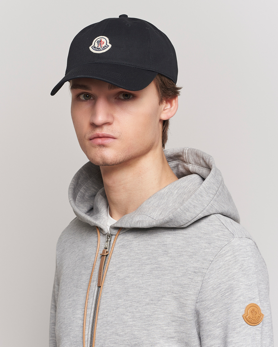 Herre | Moncler Baseball Cap Black | Moncler | Baseball Cap Black