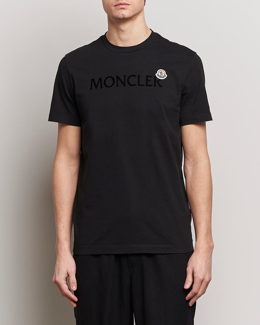 Herr |  | Moncler | Lettering Logo T-Shirt Black