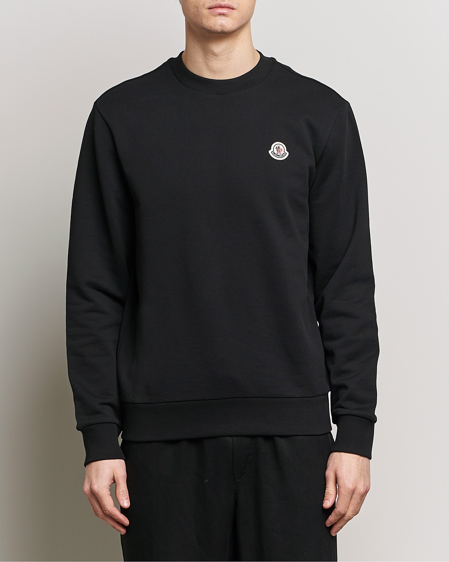 Herre | Trøjer | Moncler | Logo Sweatshirt Black