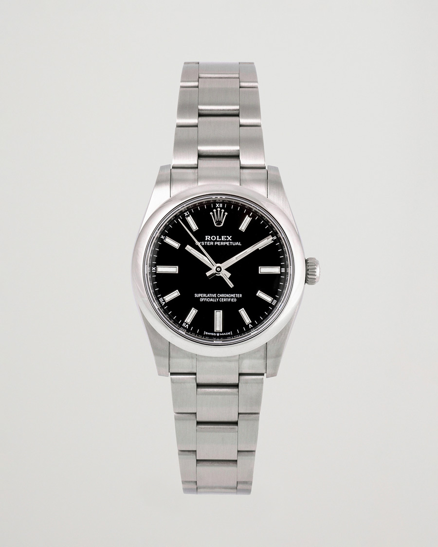 Herre | Rolex Pre-Owned Oyster Perpetual 124200 Silver | Rolex Pre-Owned | Oyster Perpetual 124200 Silver