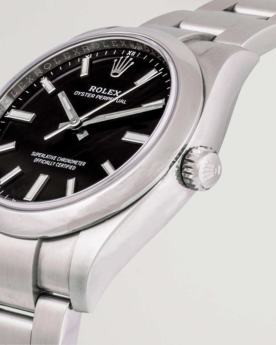 Herre | Rolex Pre-Owned Oyster Perpetual 124200 Silver | Rolex Pre-Owned | Oyster Perpetual 124200 Silver