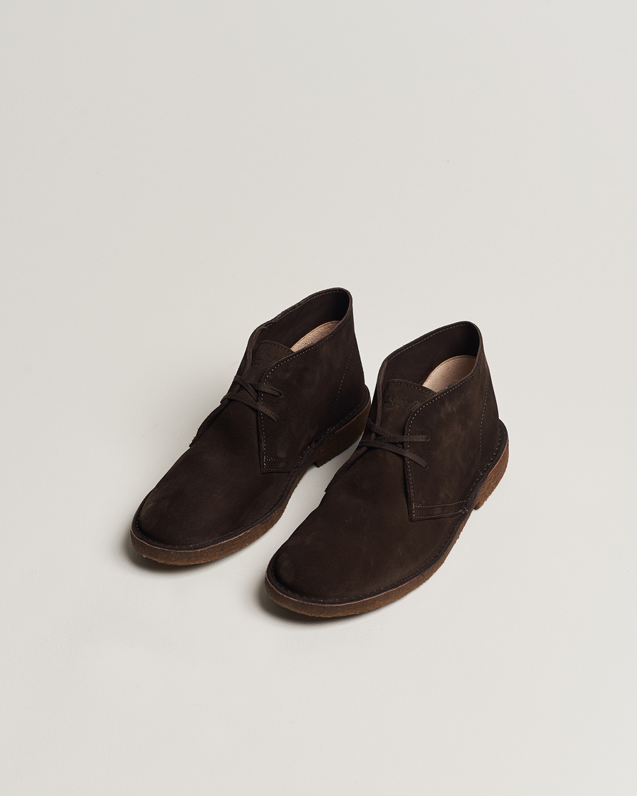 Men |  | Astorflex | Montflex Chukka Boots Dark Brown Suede