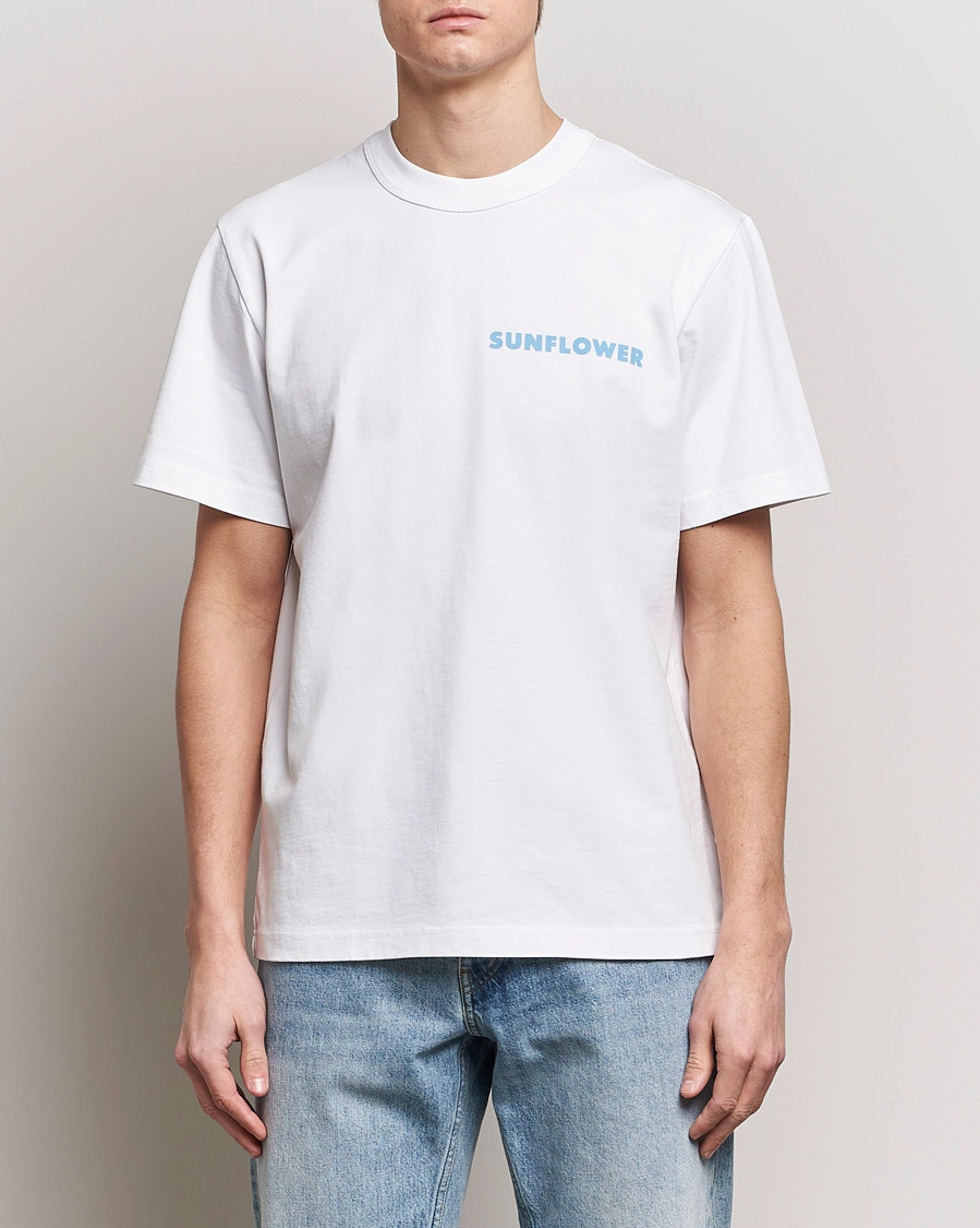 Herre | T-Shirts | Sunflower | Master Logo T-Shirt White
