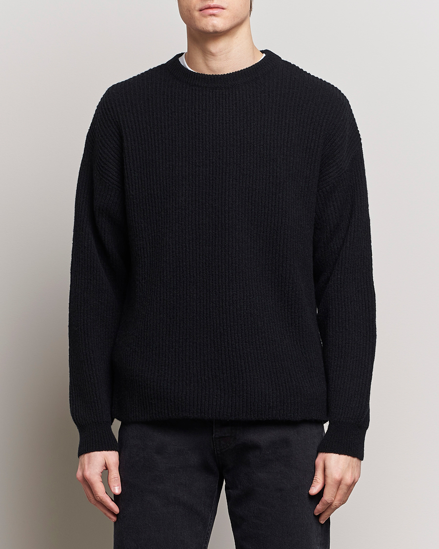 Herre | Trøjer | Sunflower | Air Rib Knit  Black