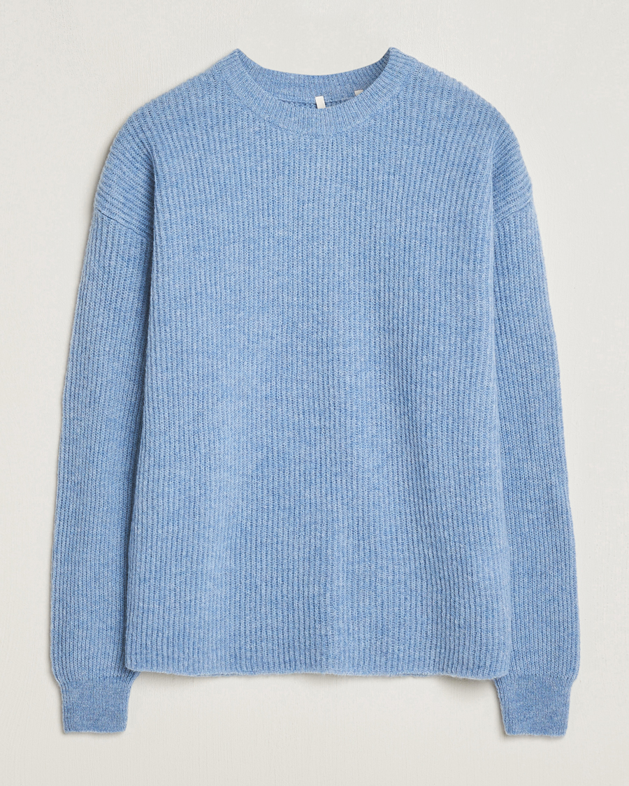 Herre | Trøjer | Sunflower | Air Rib Knit Blue