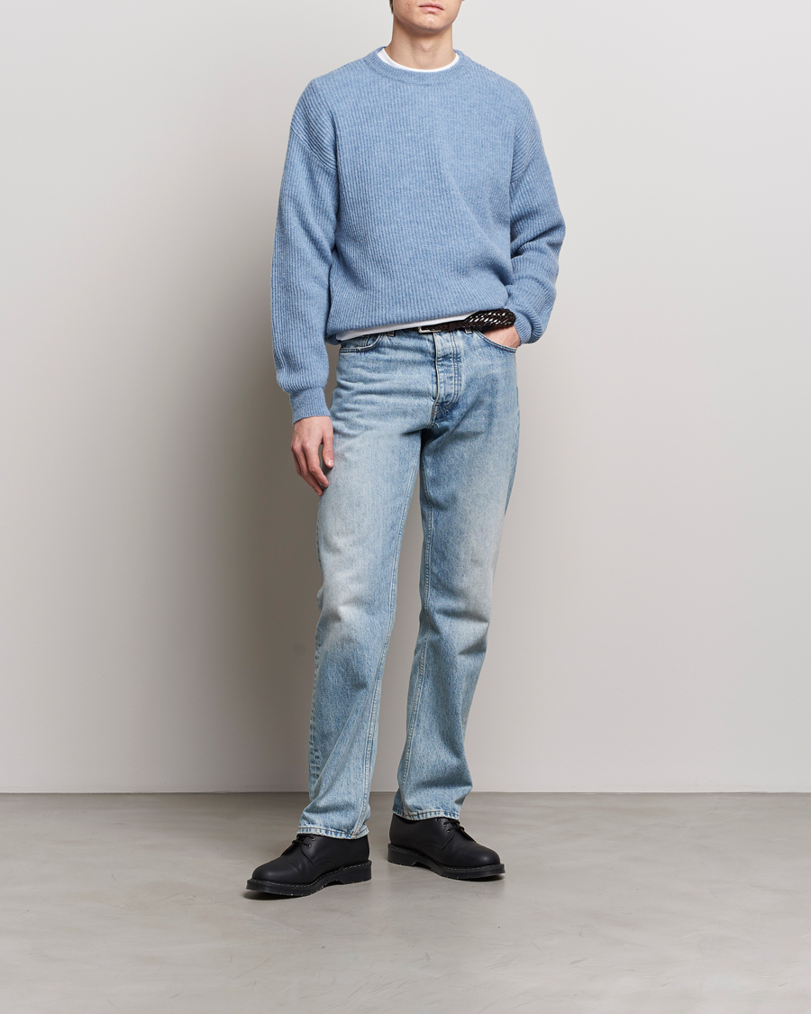 Herre | Trøjer | Sunflower | Air Rib Knit Blue