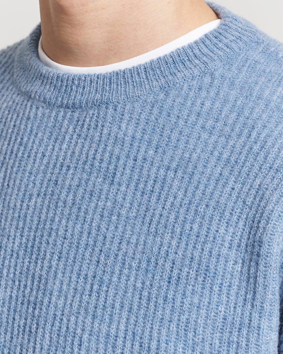 Herre | Trøjer | Sunflower | Air Rib Knit Blue
