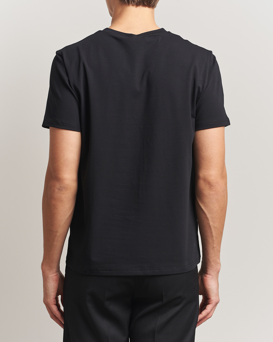 Herre | T-Shirts | Filippa K | Organic Cotton V-Neck T-Shirt Black