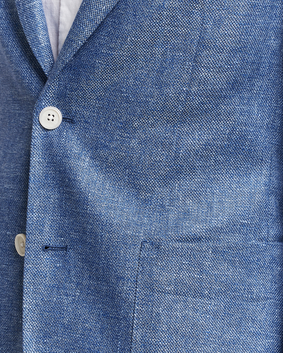 Herre | Blazere & jakker | BOSS BLACK | Hanry Linen Blazer Medium Blue