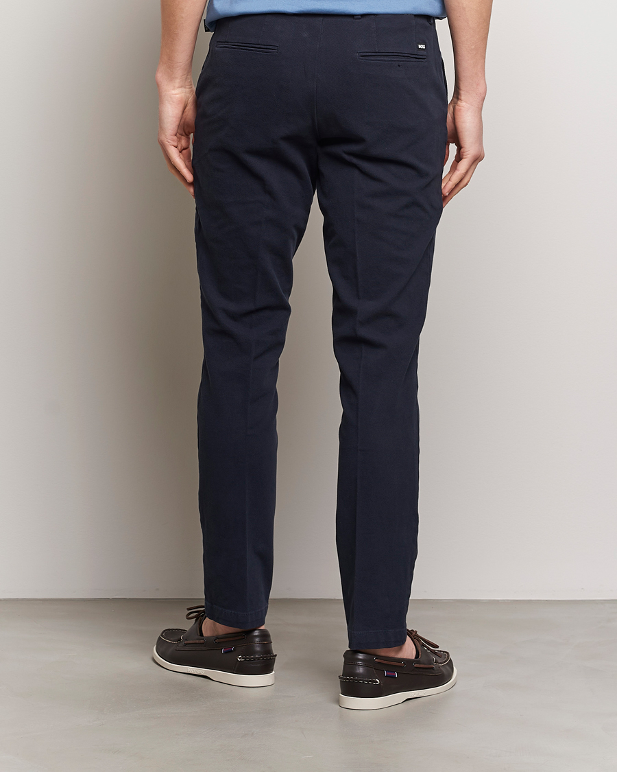 Herre | Bukser | BOSS BLACK | Kaito1 Cotton Chinos Dark Blue