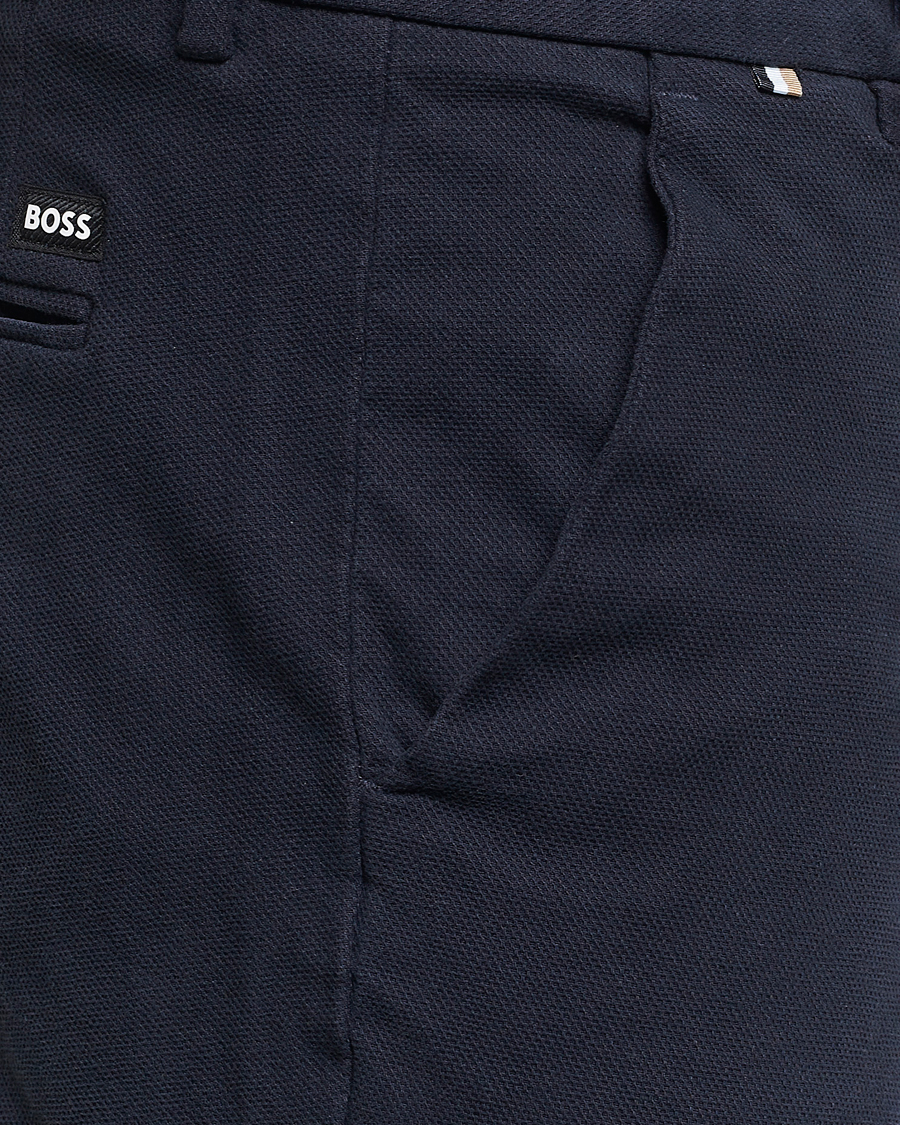 Herre | Bukser | BOSS BLACK | Kaito1 Cotton Chinos Dark Blue