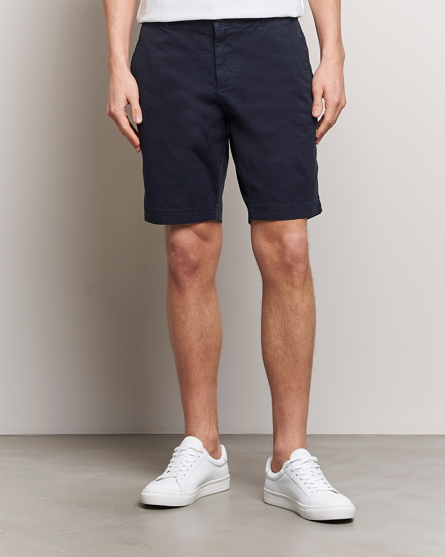Herre | Shorts | BOSS BLACK | Slice Cotton Shorts Dark Blue