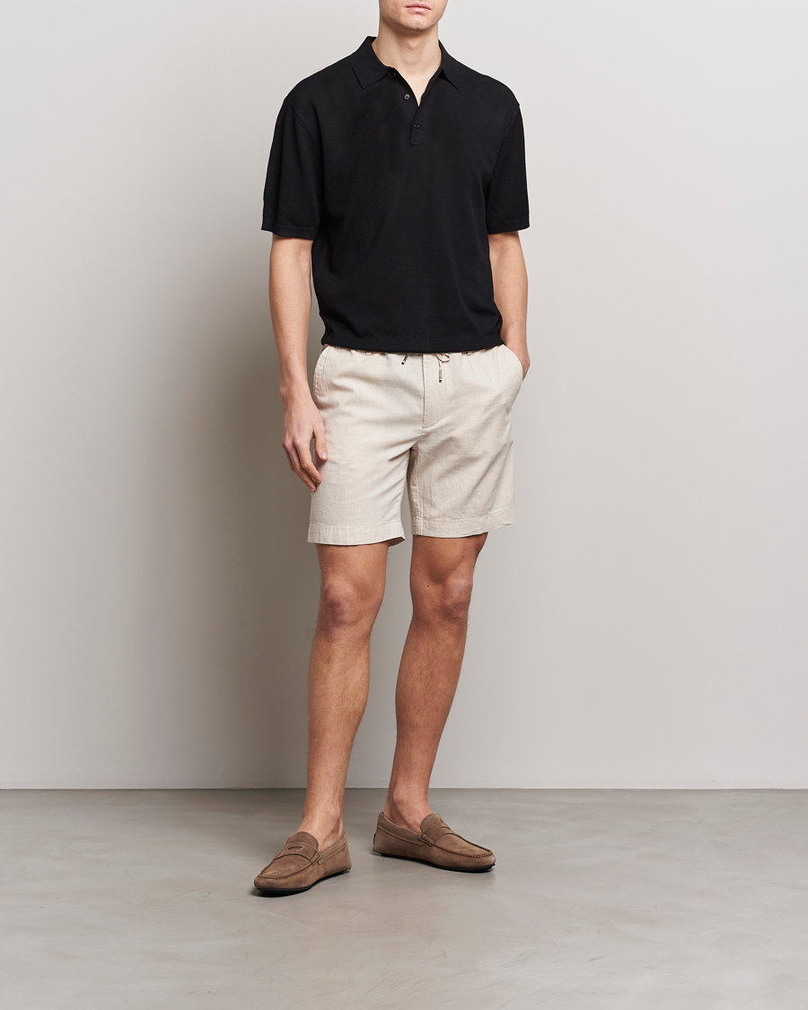 Herre | Shorts | BOSS BLACK | Kane Drawstring Shorts Light Beige