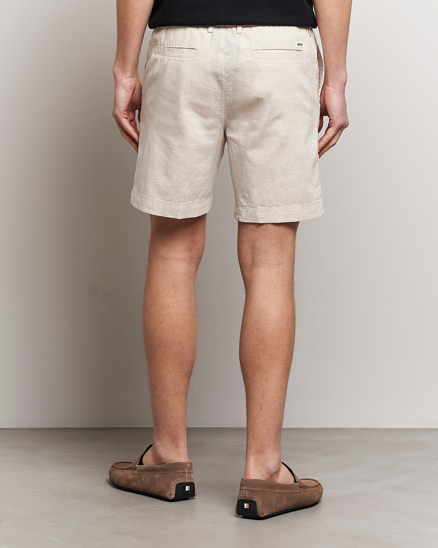 Herre | Shorts | BOSS BLACK | Kane Drawstring Shorts Light Beige