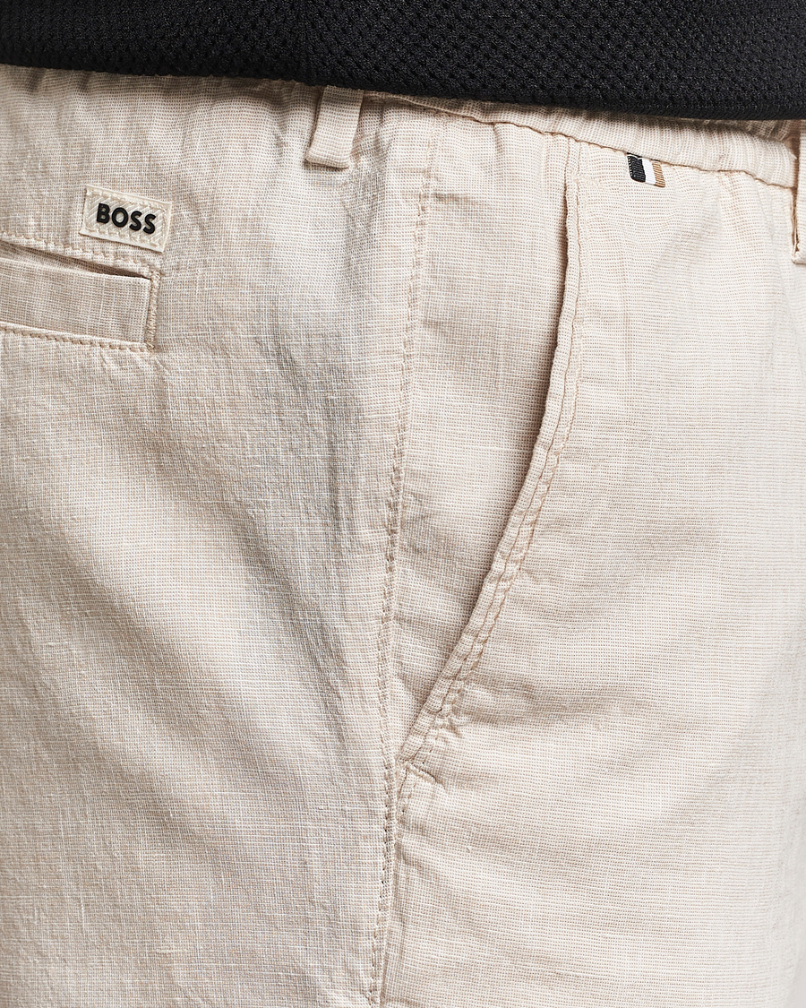 Herre | Shorts | BOSS BLACK | Kane Drawstring Shorts Light Beige