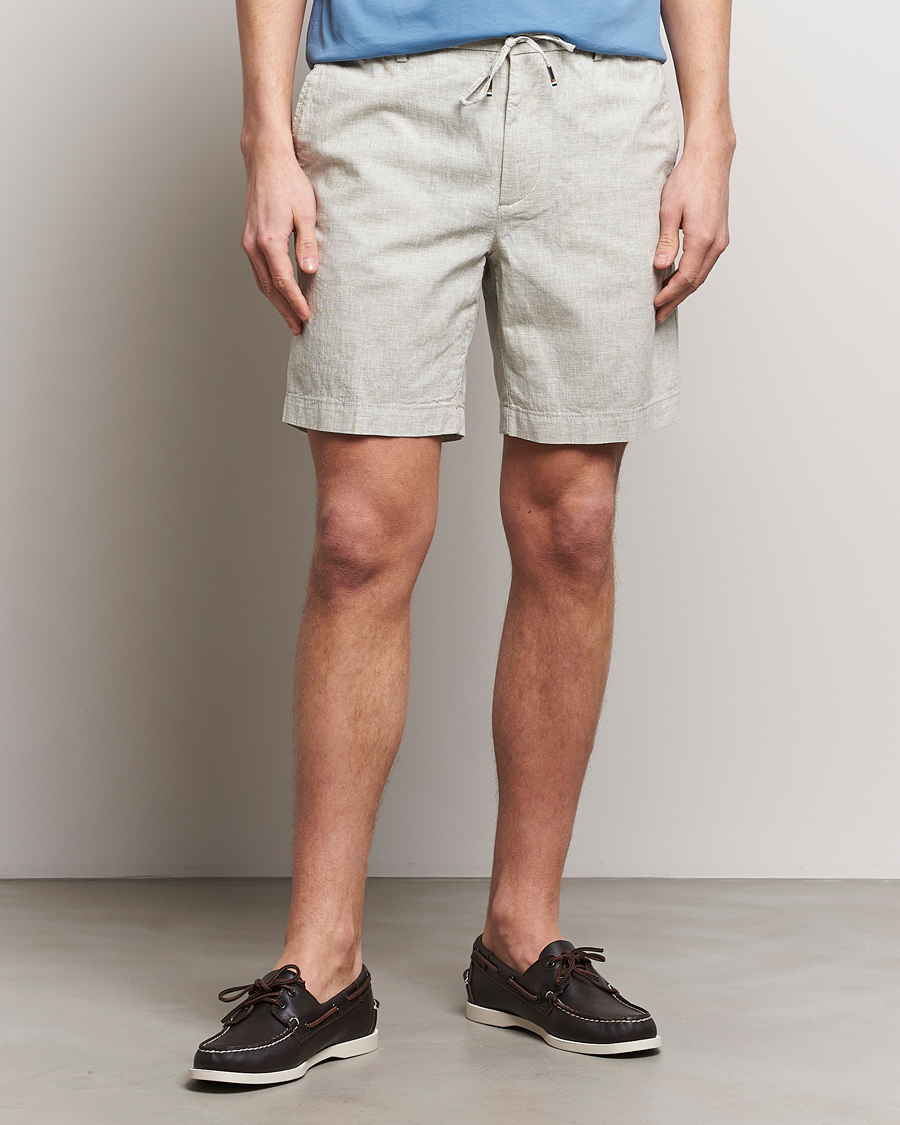 Herre | Afdelinger | BOSS BLACK | Kane Drawstring Shorts Open Green