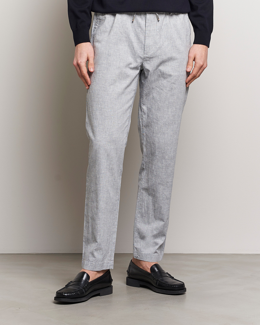 Herre | Tøj | BOSS BLACK | Kane Drawstring Pants Light Blue