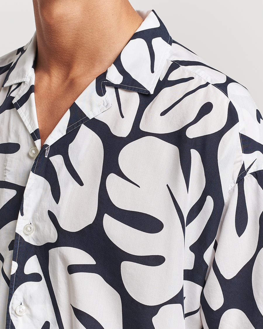 Herre | Skjorter | BOSS BLACK | Drew Short Sleeve Shirt Dark Blue