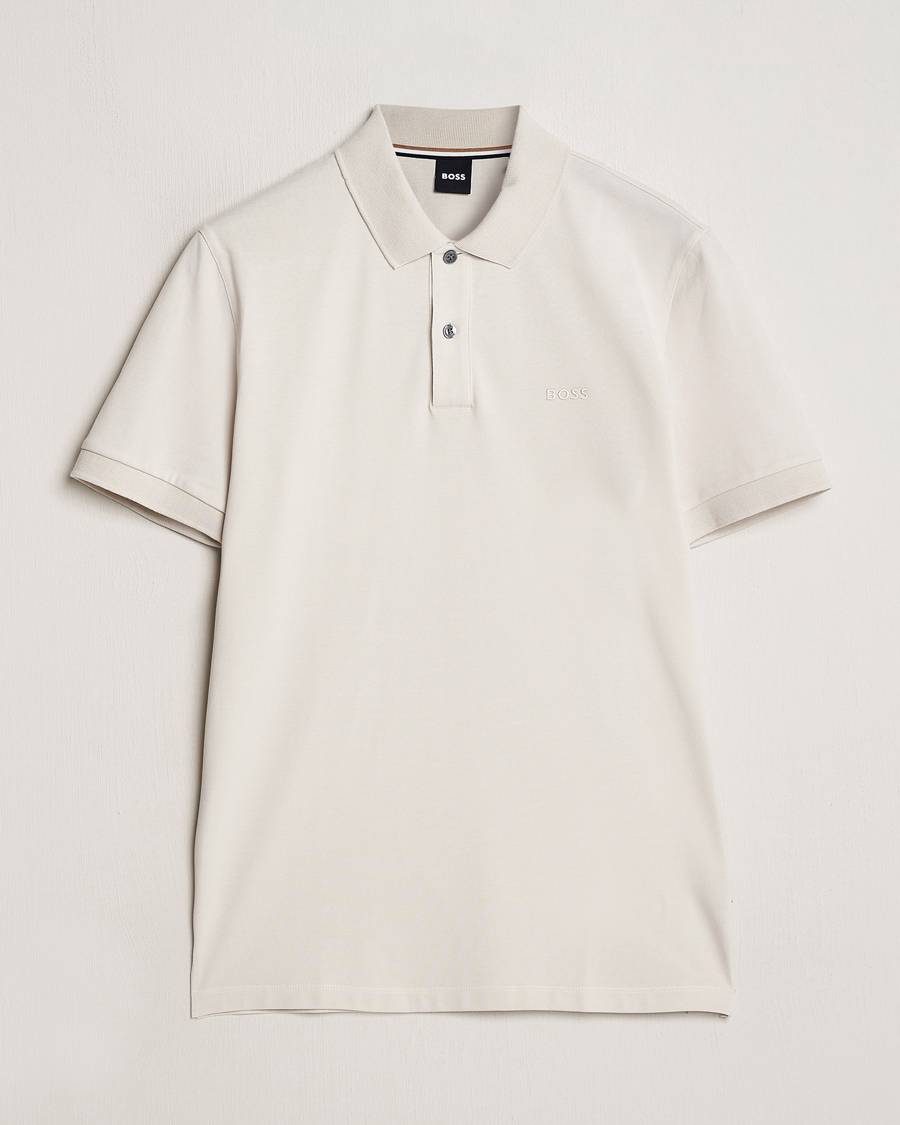 Herre | Polotrøjer | BOSS BLACK | Pallas Polo Open White