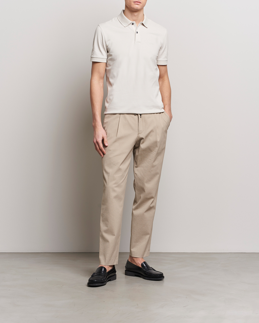 Herre | Polotrøjer | BOSS BLACK | Pallas Polo Open White