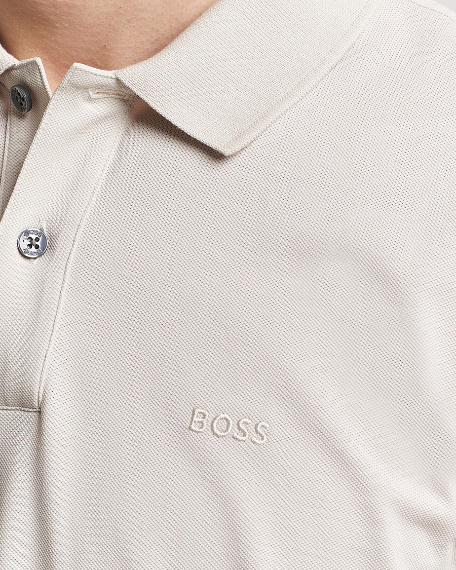 Herre | Polotrøjer | BOSS BLACK | Pallas Polo Open White