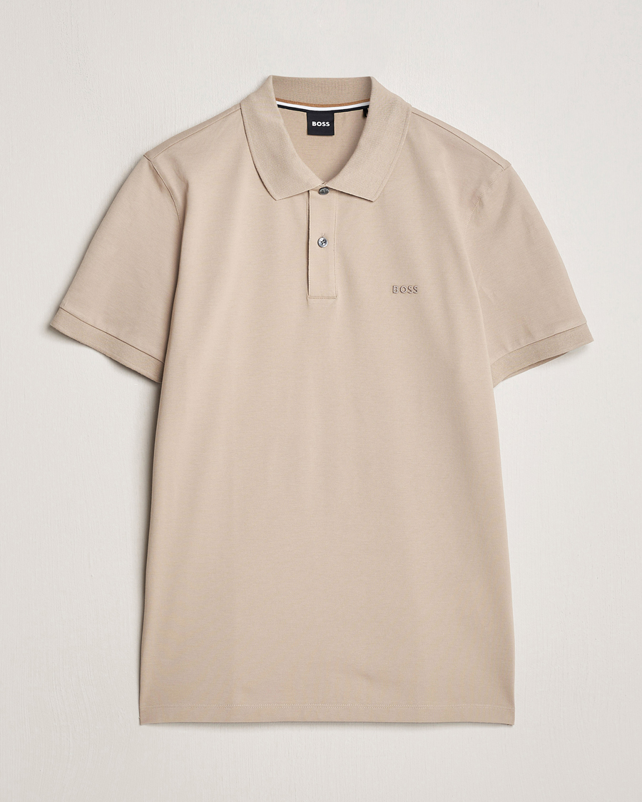 Herre | Polotrøjer | BOSS BLACK | Pallas Polo Dark Beige