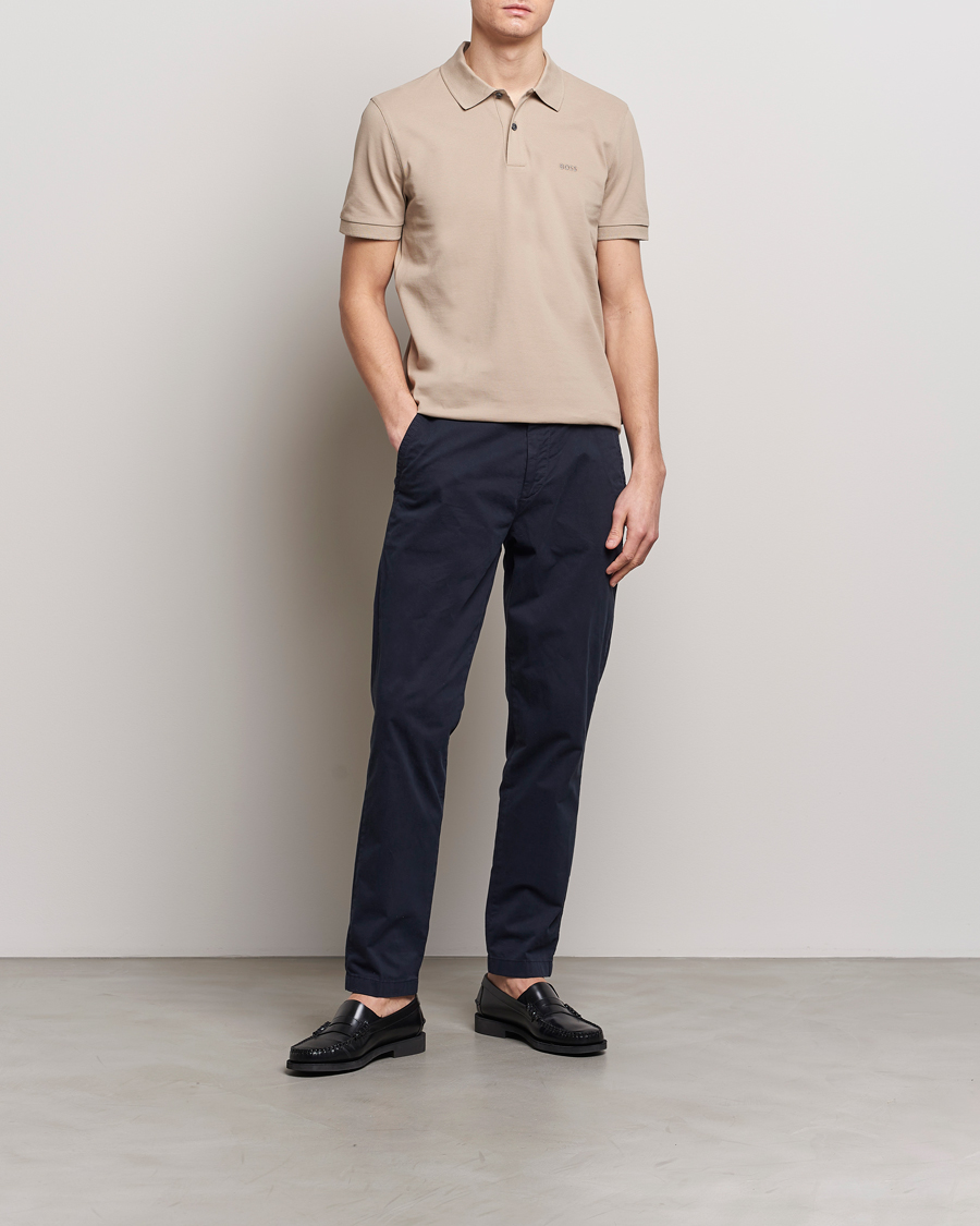 Herre | Polotrøjer | BOSS BLACK | Pallas Polo Dark Beige