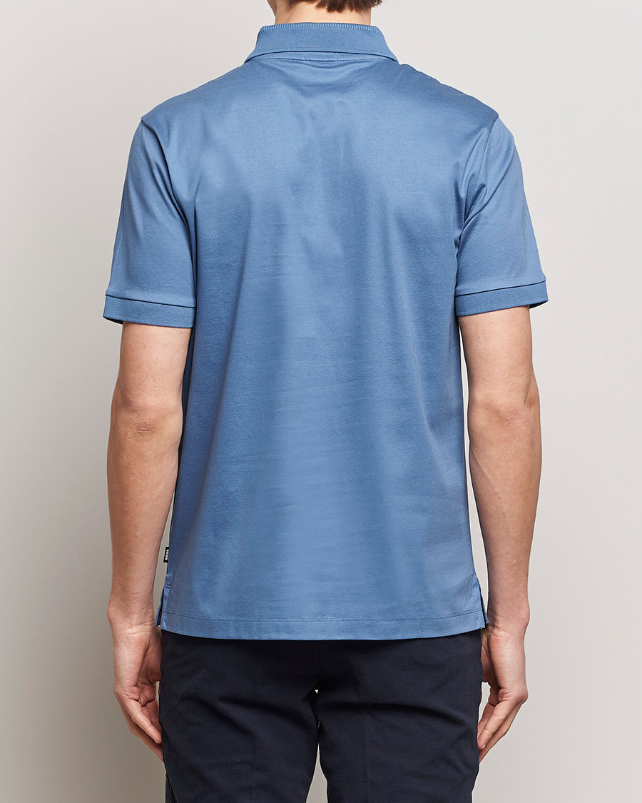 Herre | Polotrøjer | BOSS BLACK | Polston Half Zip Polo Light Blue