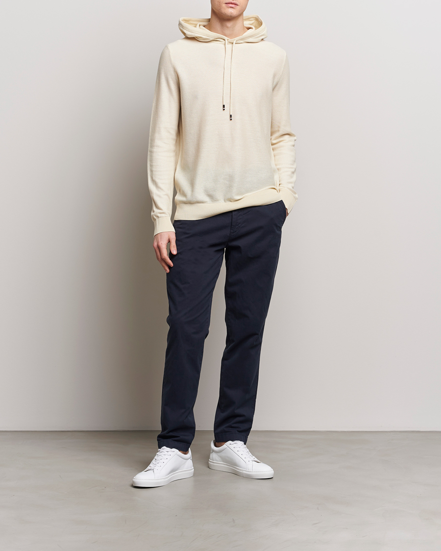 Herre | Trøjer | BOSS BLACK | Trapani Hoodie Open White
