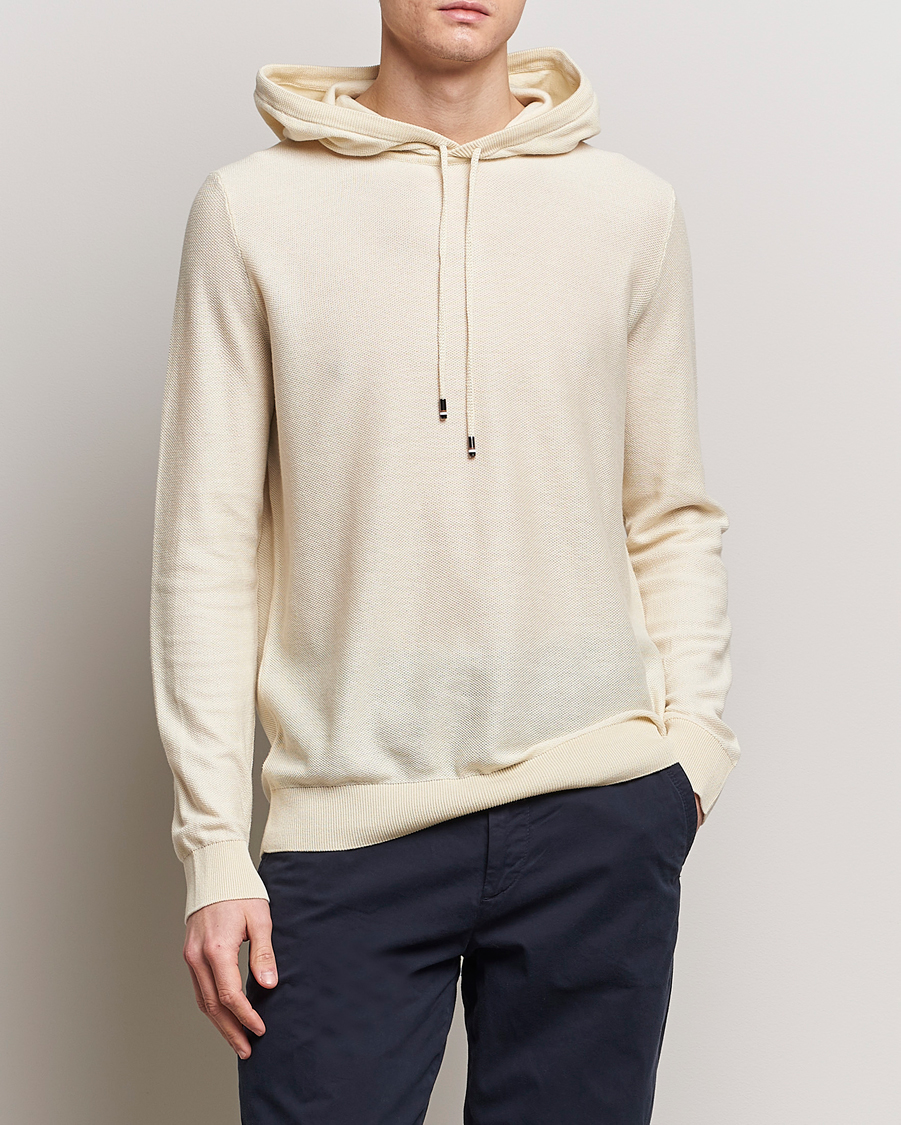 Herre | Hættetrøjer | BOSS BLACK | Trapani Hoodie Open White