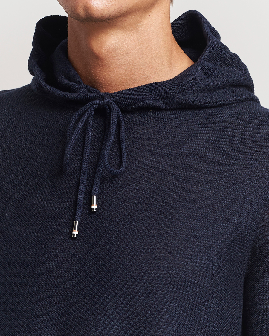 Herre | Trøjer | BOSS BLACK | Trapani Hoodie Dark Blue