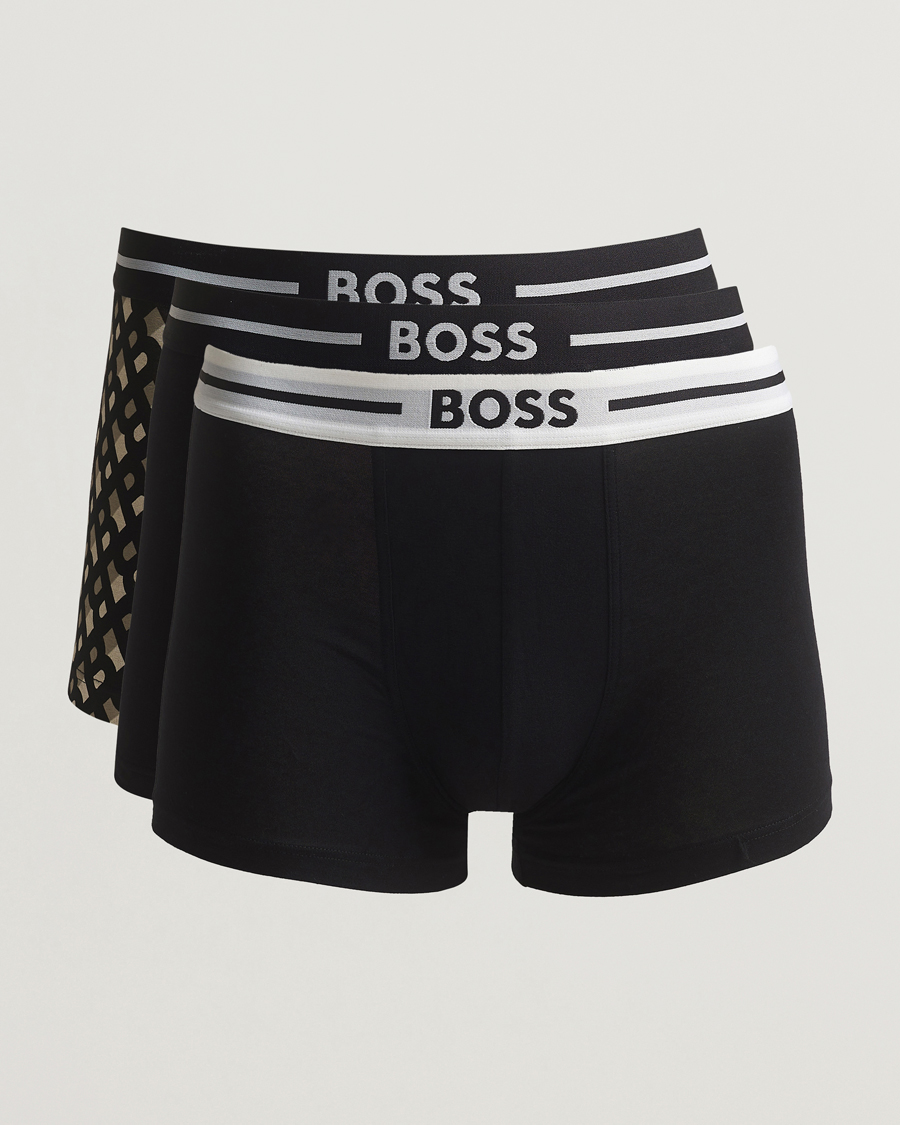 Herre |  | BOSS BLACK | 3-Pack Cotton Trunk Black/White